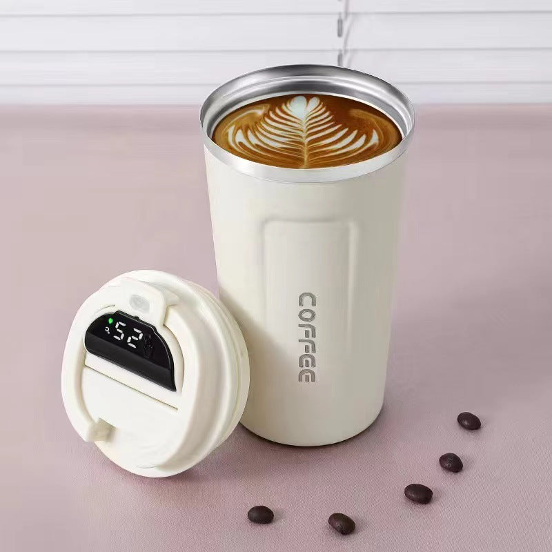 Simple Wind Insulation Cup with Intelligent Display Temperature