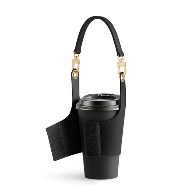 Leather Portable Cup Cover