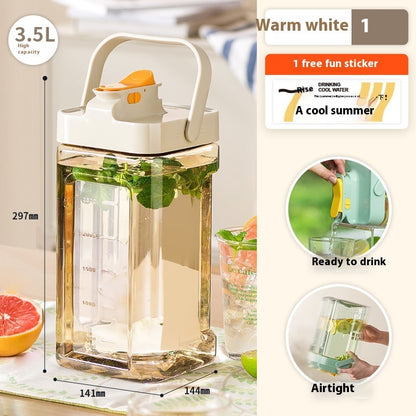 Refrigerator Cold Water Bottle With Faucet Large Capacity