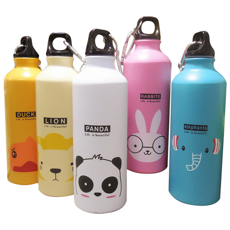 Stainless Steel Children's Water Cup Primary School Cute Water Bottle