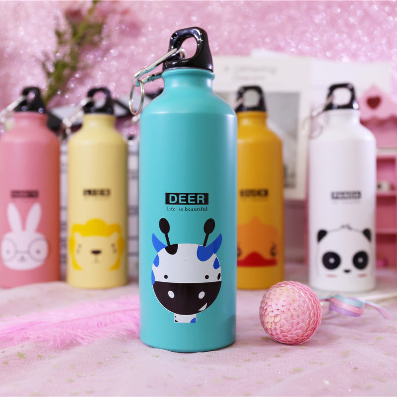 Stainless Steel Children's Water Cup Primary School Cute Water Bottle