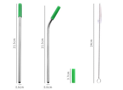 Color Set Stainless Steel Straw