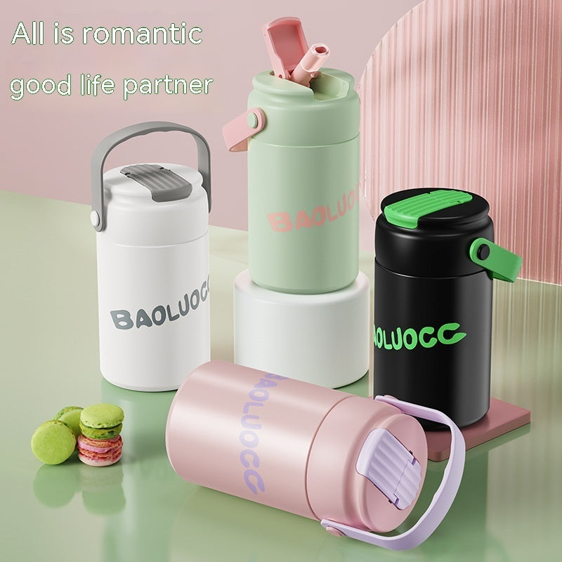 Cute Portable Water Cup with Tea Separator