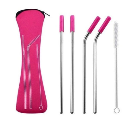 Color Set Stainless Steel Straw