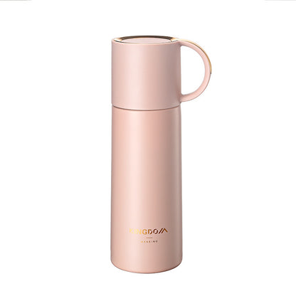 350ml Stainless Steel Insulated Water Bottle with Separate Cup