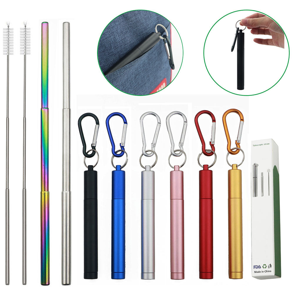 Stainless Steel Telescopic Straw