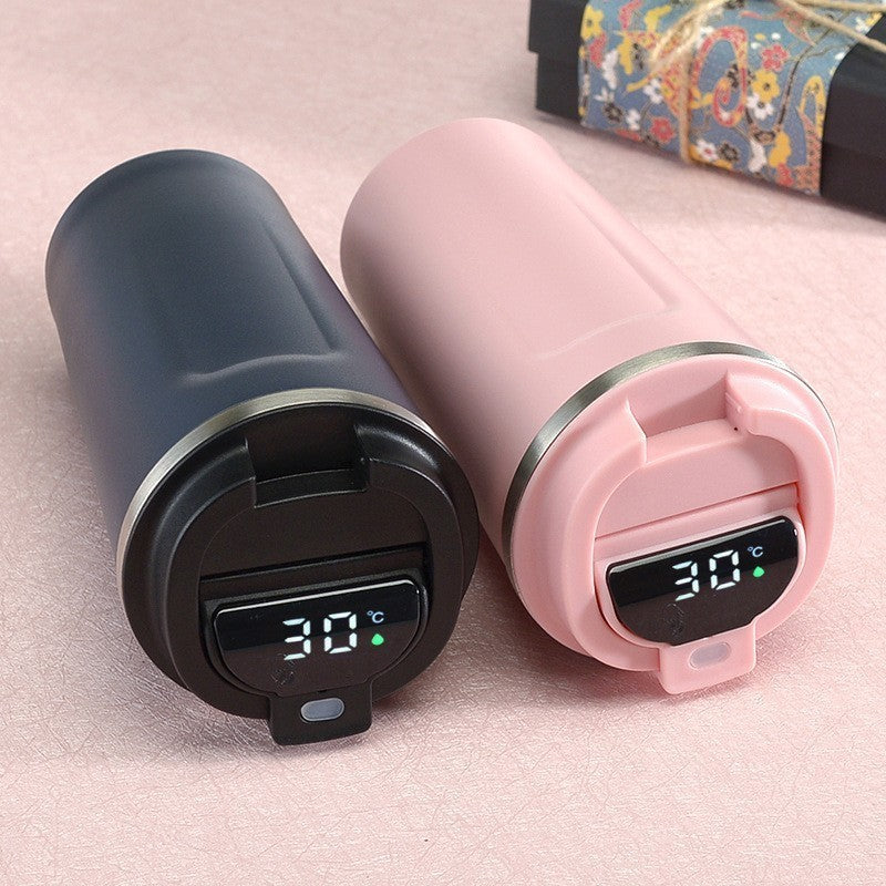 Simple Wind Insulation Cup with Intelligent Display Temperature