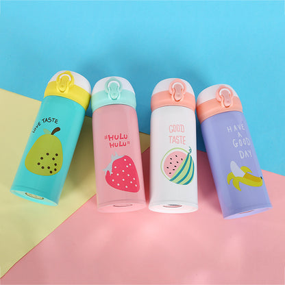 Cute Children's Fruit Printing Insulation Cup