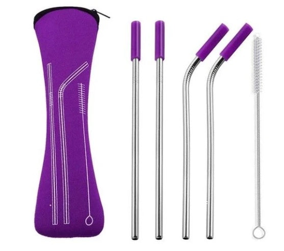 Color Set Stainless Steel Straw