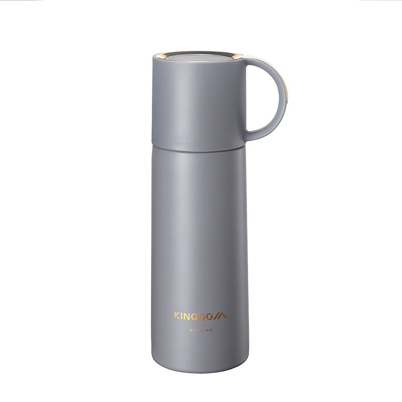 350ml Stainless Steel Insulated Water Bottle with Separate Cup