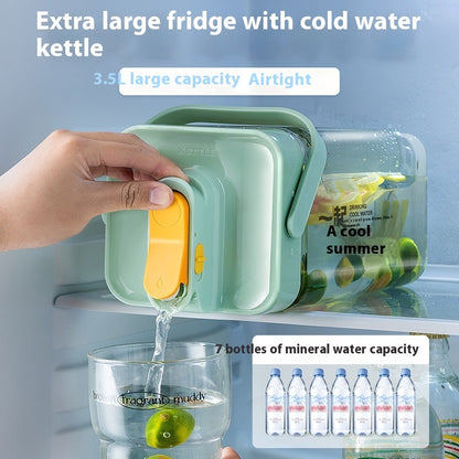 Refrigerator Cold Water Bottle With Faucet Large Capacity