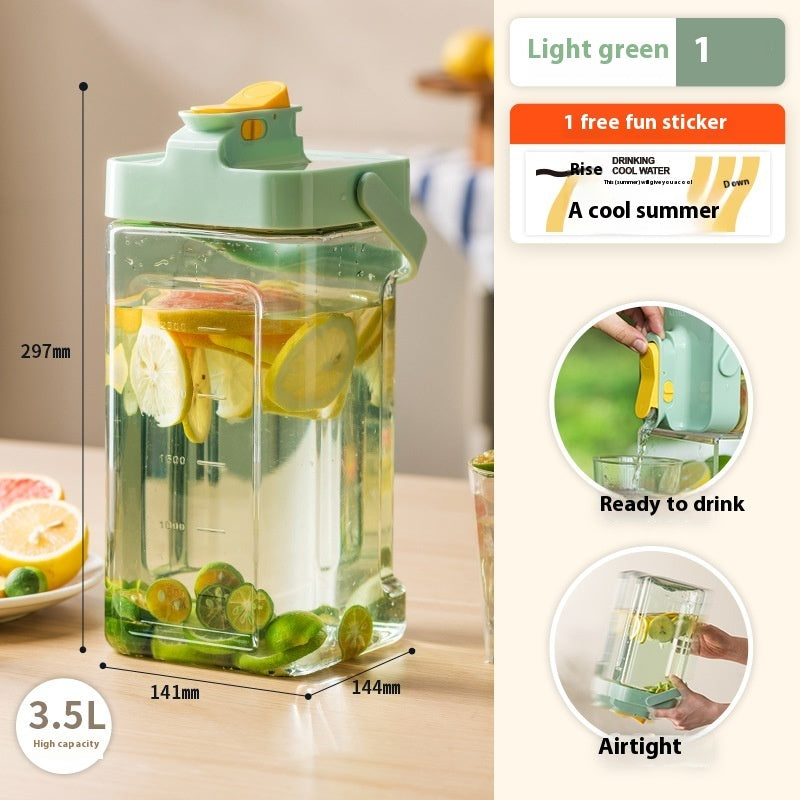 Refrigerator Cold Water Bottle With Faucet Large Capacity