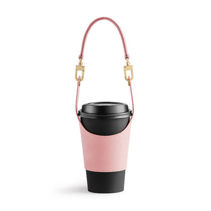 Leather Portable Cup Cover