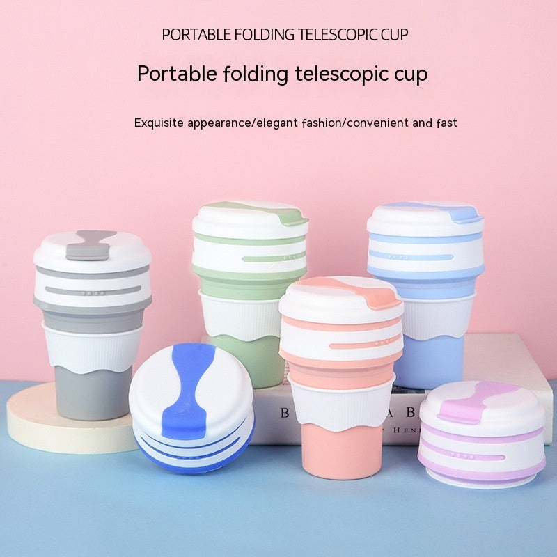 Travel Portable Silicone Folding Coffee Cup