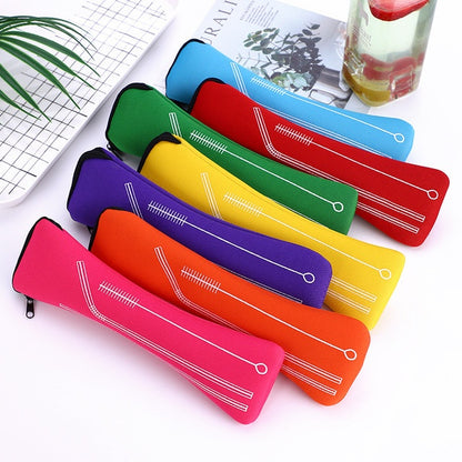 Color Set Stainless Steel Straw