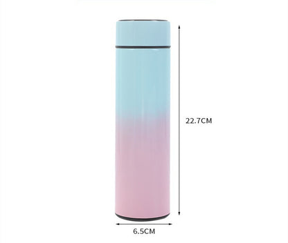 Gradient Blue Pinkish Smart Insulation Cup