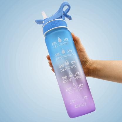 Sport Water Bottle With Spray