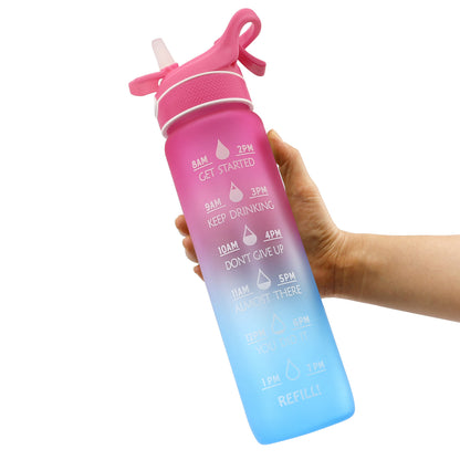 Sport Water Bottle With Spray