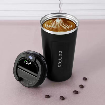 Simple Wind Insulation Cup with Intelligent Display Temperature