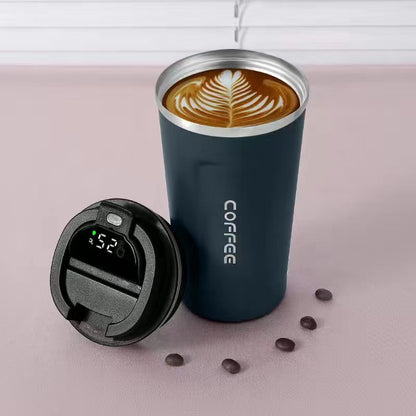 Simple Wind Insulation Cup with Intelligent Display Temperature