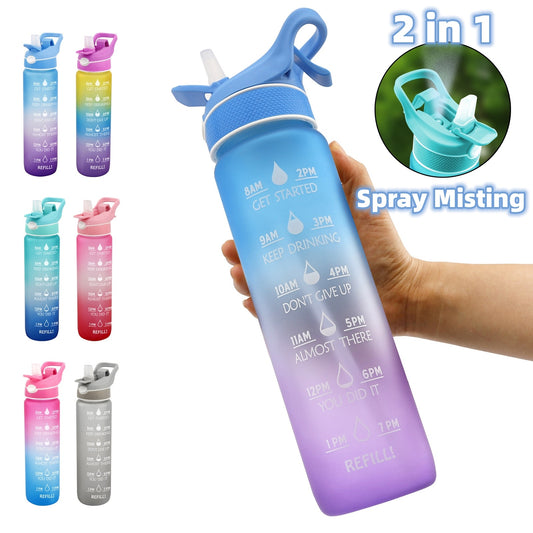 Sport Water Bottle With Spray