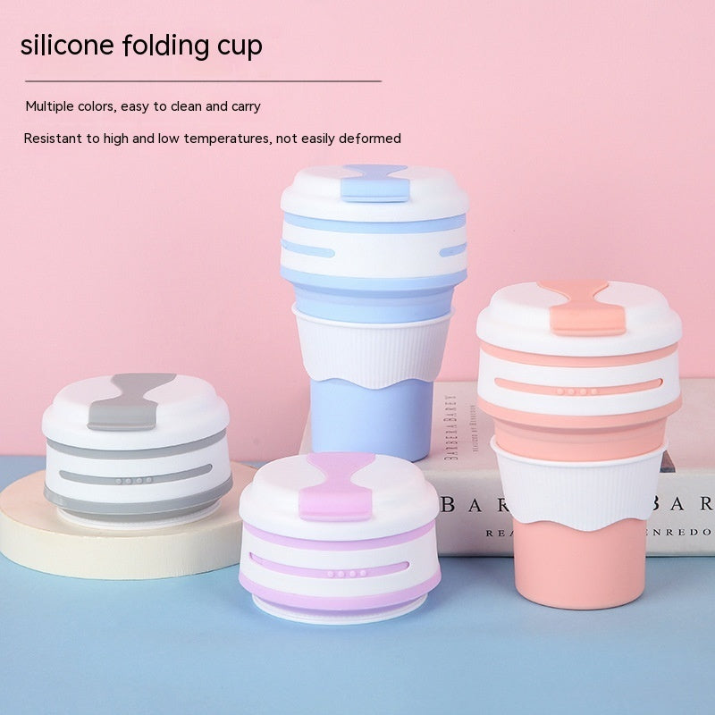 Travel Portable Silicone Folding Coffee Cup